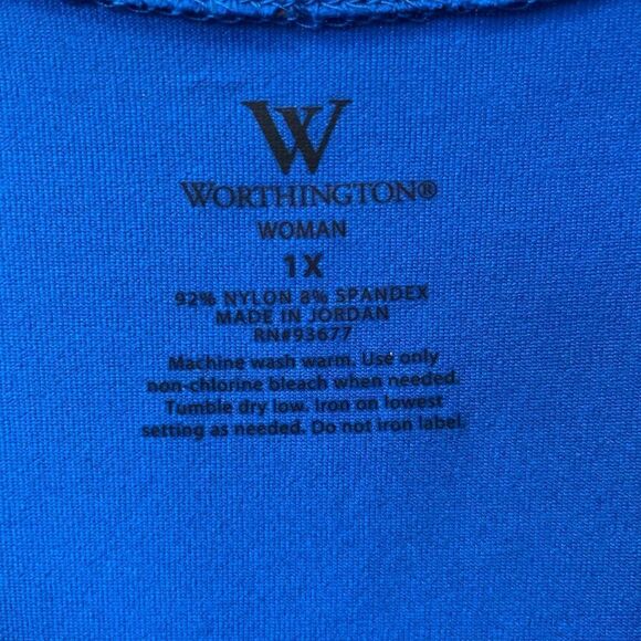 Women's Blue Sleeveless Top - Picture 2 of 3